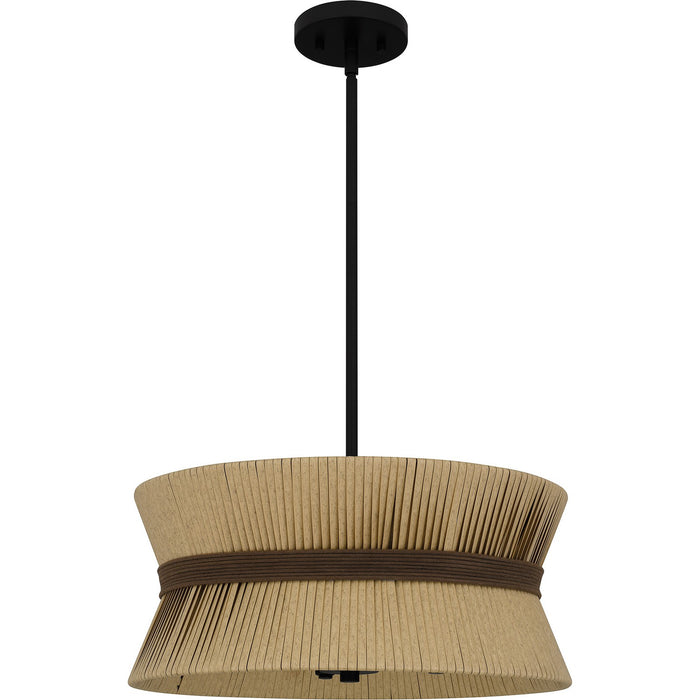 Quoizel QP6212WT Four Light Pendant, Western Bronze