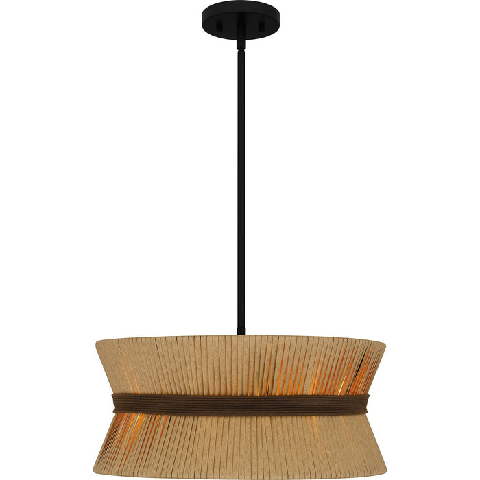 Quoizel QP6212WT Four Light Pendant, Western Bronze