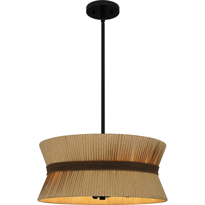 Quoizel QP6212WT Four Light Pendant, Western Bronze