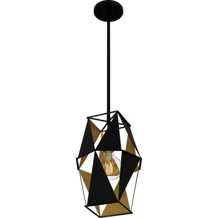 Quoizel QPP6196MBK One Light Mini Pendant, Matte Black
