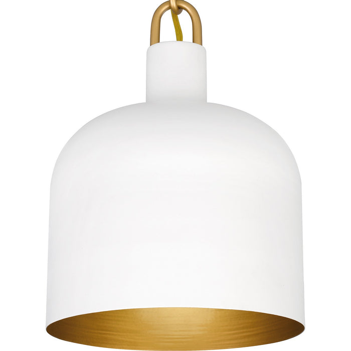 Quoizel QPP6206W One Light Mini Pendant, Matte White