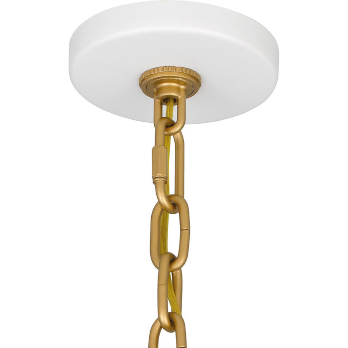 Quoizel QPP6206W One Light Mini Pendant, Matte White