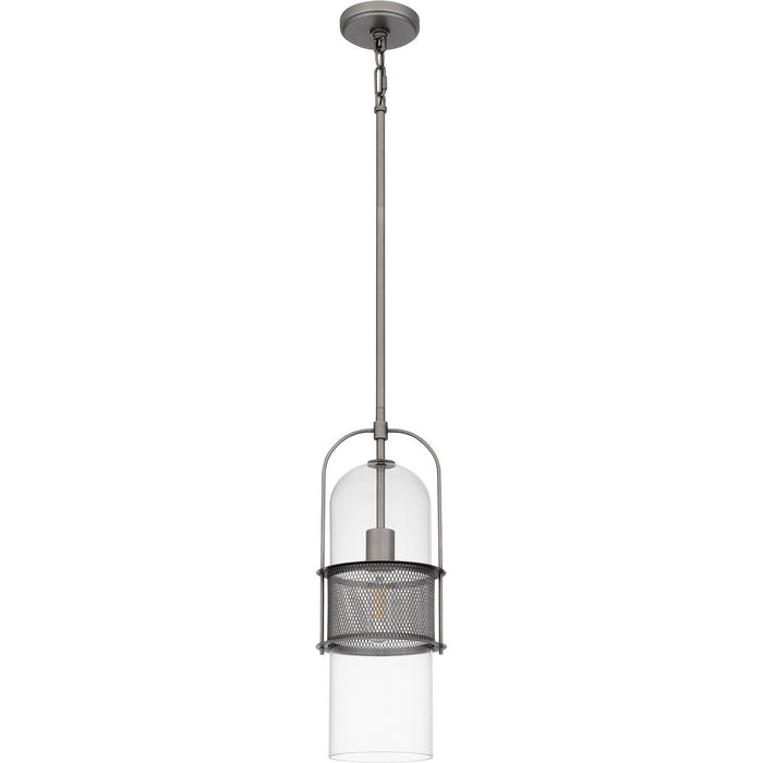 Quoizel QPP6221AN One Light Mini Pendant, Antique Nickel