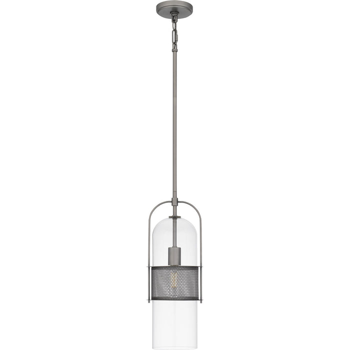 Quoizel QPP6221AN One Light Mini Pendant, Antique Nickel