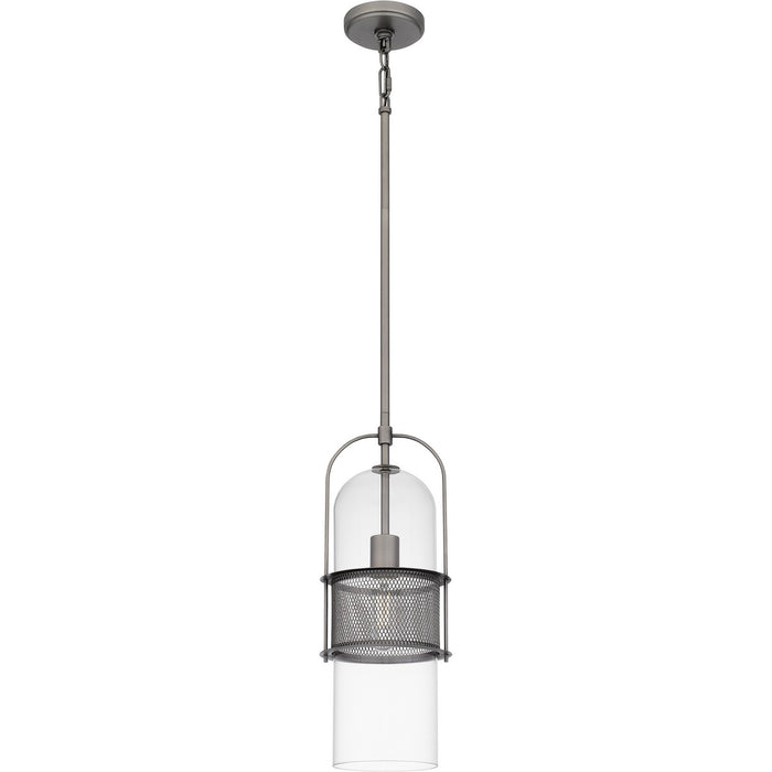 Quoizel QPP6221AN One Light Mini Pendant, Antique Nickel