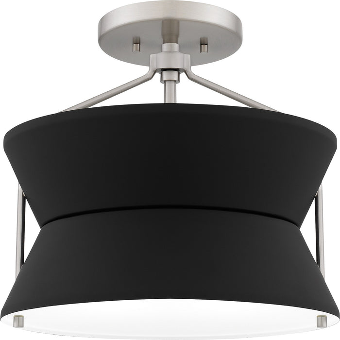 Quoizel QSF6166BN Two Light Semi Flush Mount, Brushed Nickel