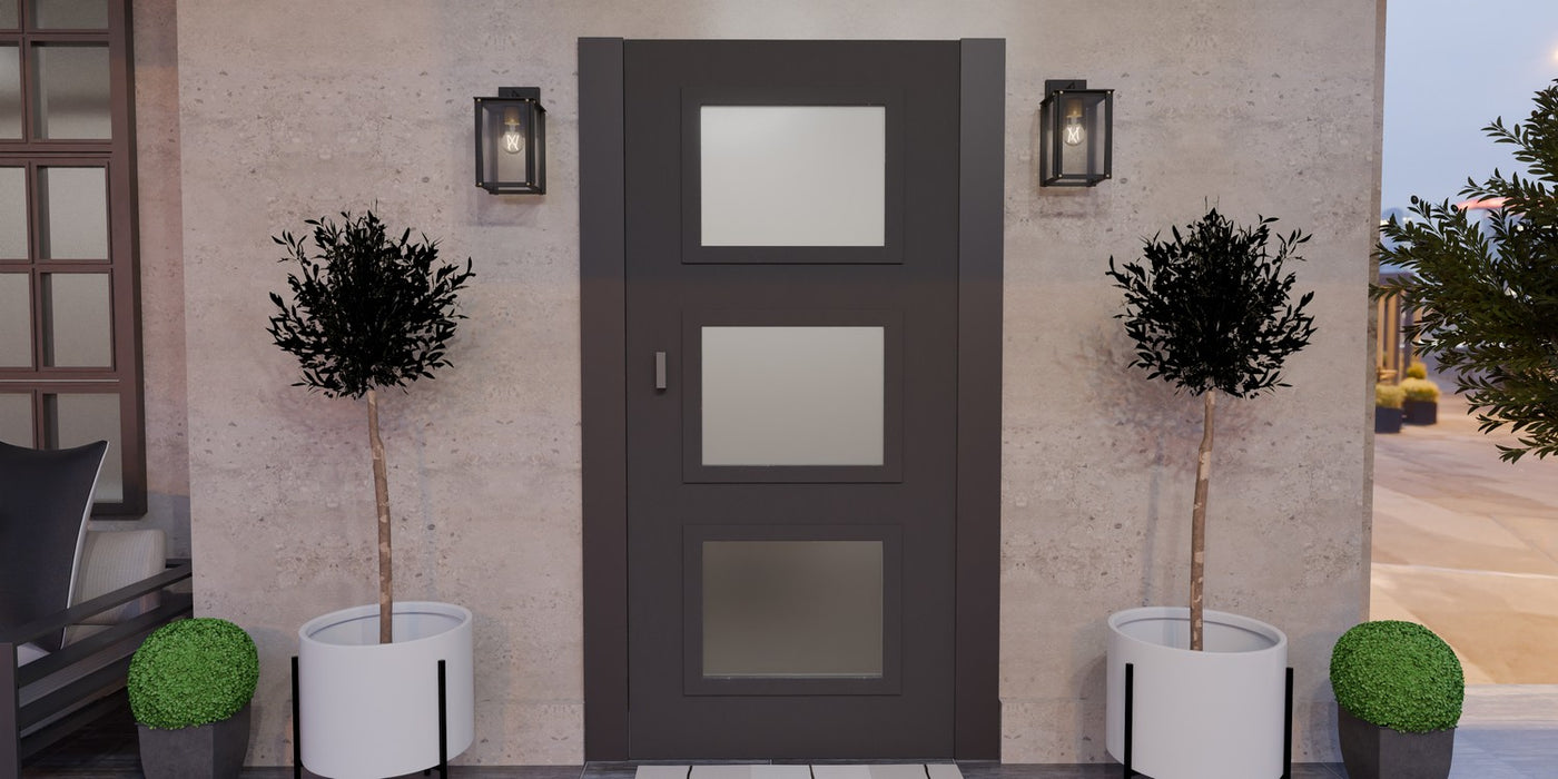 Quoizel ROB8406MBK One Light Outdoor Wall Mount, Matte Black