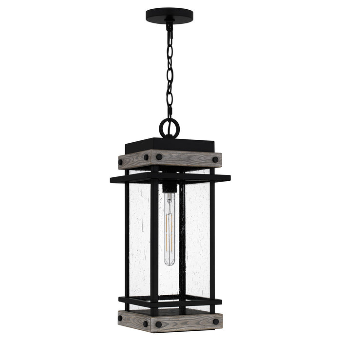 Quoizel SAD1509MBK One Light Mini Pendant, Matte Black