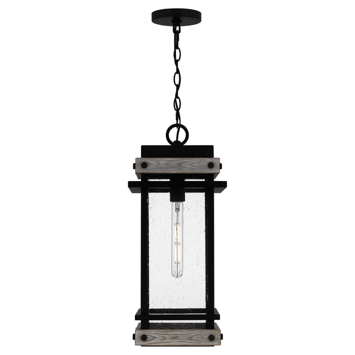Quoizel SAD1509MBK One Light Mini Pendant, Matte Black