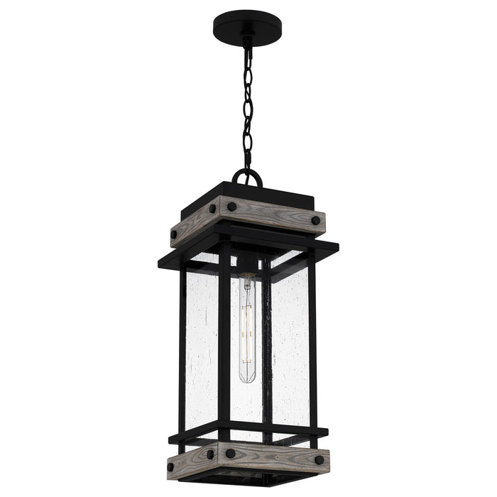 Quoizel SAD1509MBK One Light Mini Pendant, Matte Black