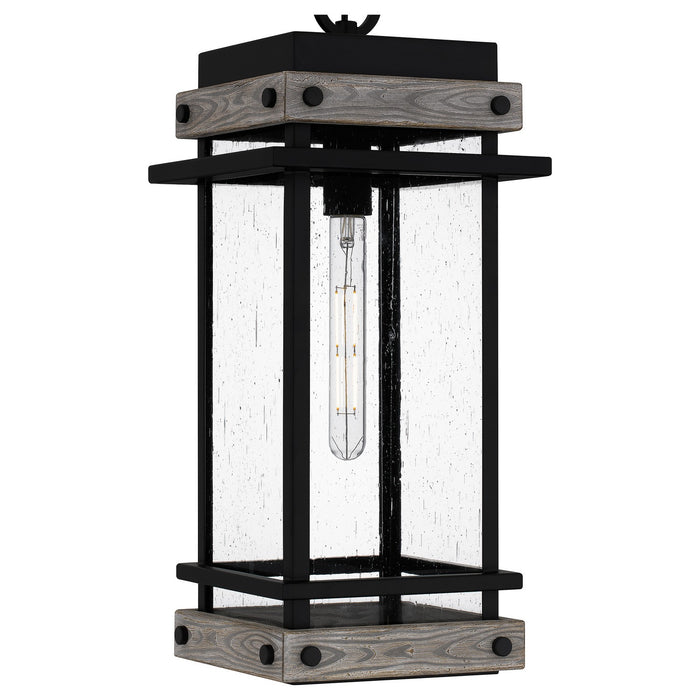 Quoizel SAD1509MBK One Light Mini Pendant, Matte Black