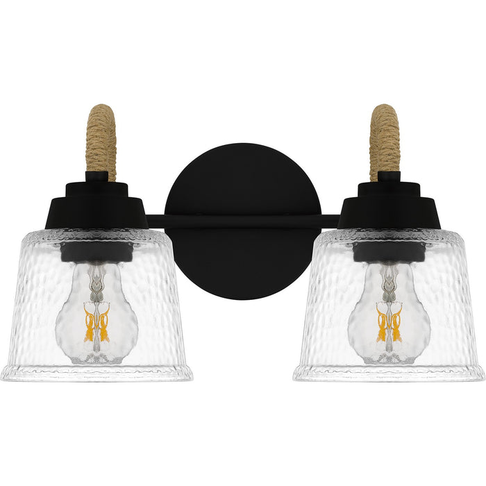 Quoizel SEB8614MBK Two Light Bath, Matte Black