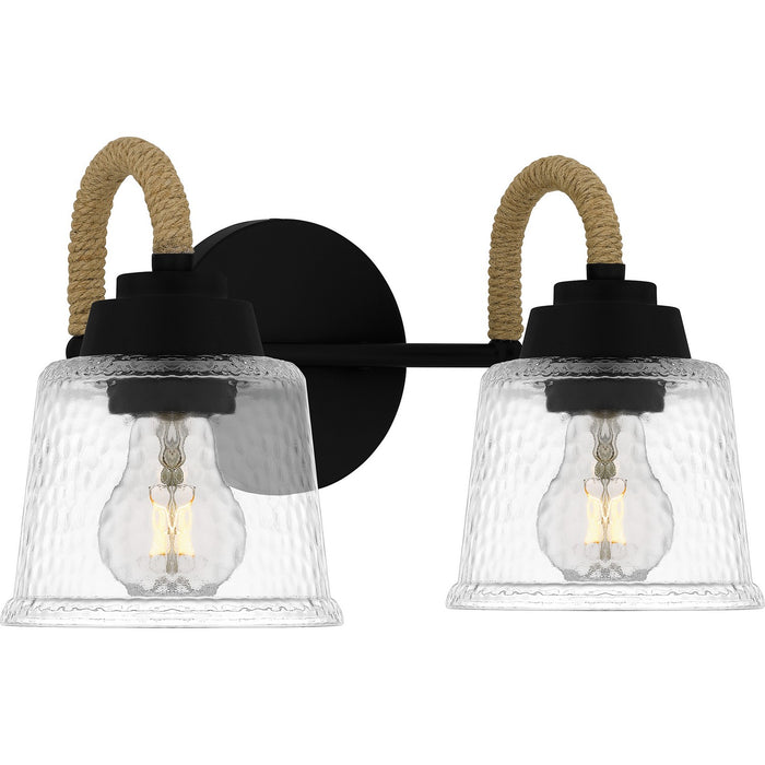 Quoizel SEB8614MBK Two Light Bath, Matte Black