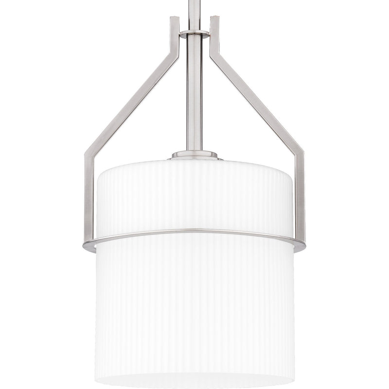 Quoizel SEY1508BN One Light Mini Pendant, Brushed Nickel