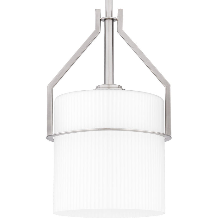 Quoizel SEY1508BN One Light Mini Pendant, Brushed Nickel