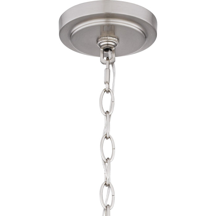 Quoizel SEY1508BN One Light Mini Pendant, Brushed Nickel