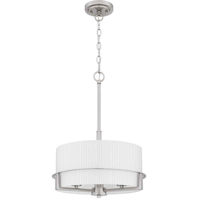 Quoizel SEY2815BN Three Light Pendant, Brushed Nickel