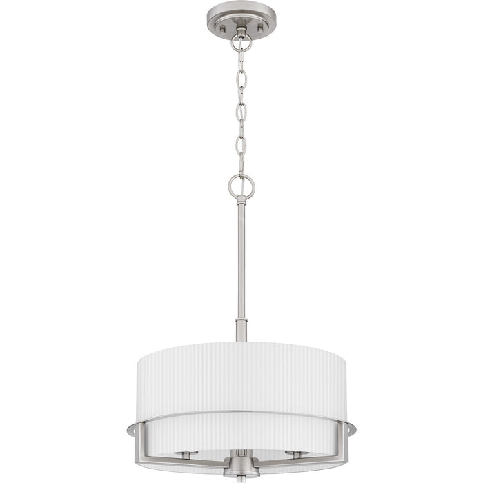 Quoizel SEY2815BN Three Light Pendant, Brushed Nickel