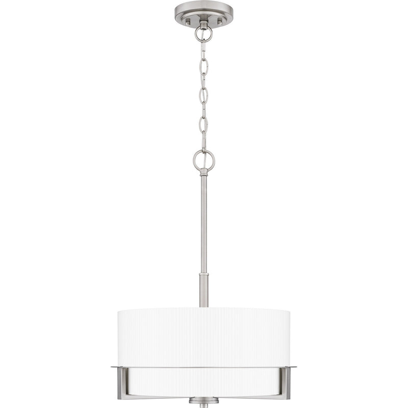 Quoizel SEY2815BN Three Light Pendant, Brushed Nickel
