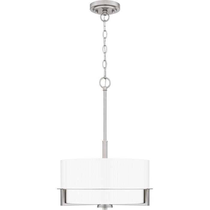 Quoizel SEY2815BN Three Light Pendant, Brushed Nickel