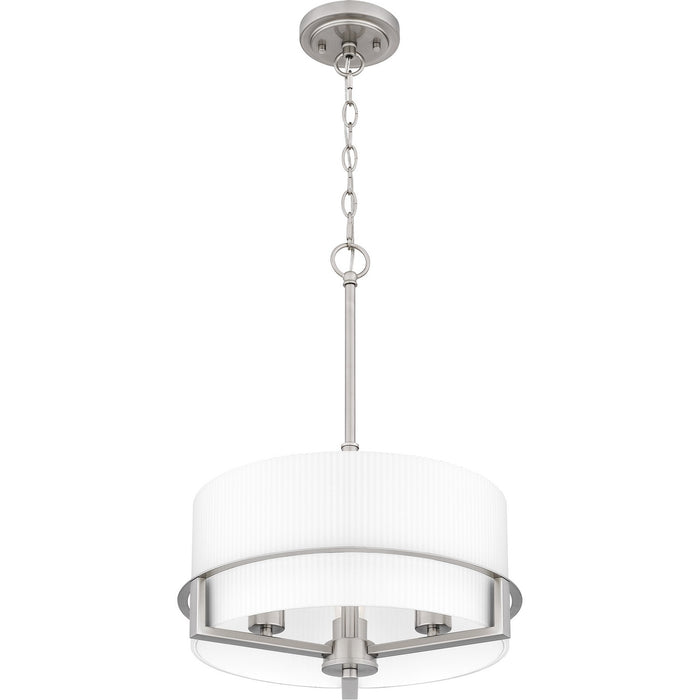 Quoizel SEY2815BN Three Light Pendant, Brushed Nickel