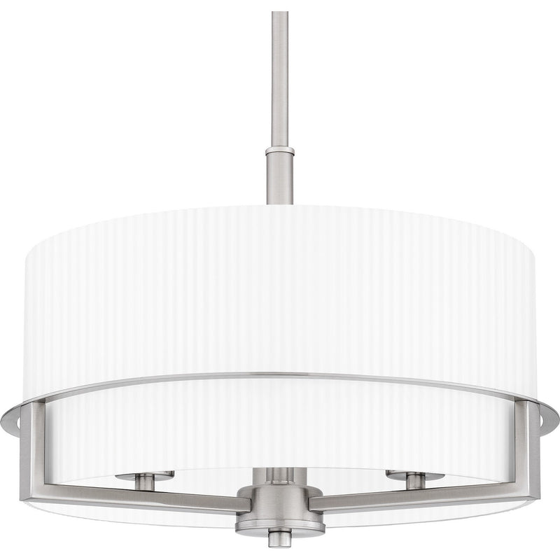 Quoizel SEY2815BN Three Light Pendant, Brushed Nickel