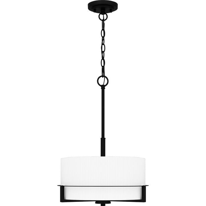 Quoizel SEY2815MBK Three Light Pendant, Matte Black