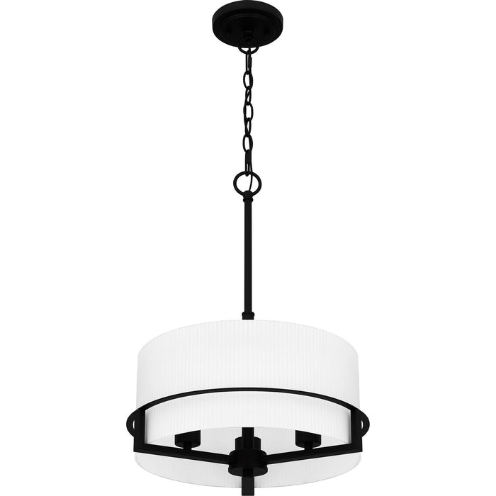 Quoizel SEY2815MBK Three Light Pendant, Matte Black