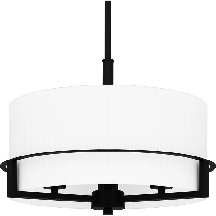 Quoizel SEY2815MBK Three Light Pendant, Matte Black