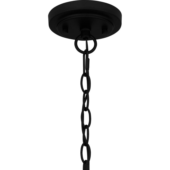 Quoizel SEY2815MBK Three Light Pendant, Matte Black