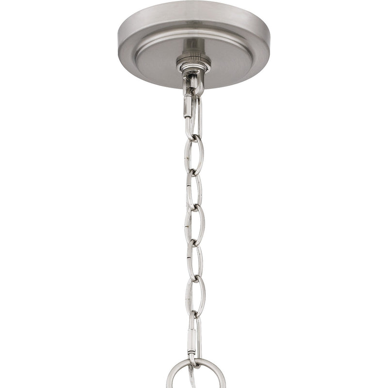 Quoizel SEY5026BN Five Light Chandelier, Brushed Nickel