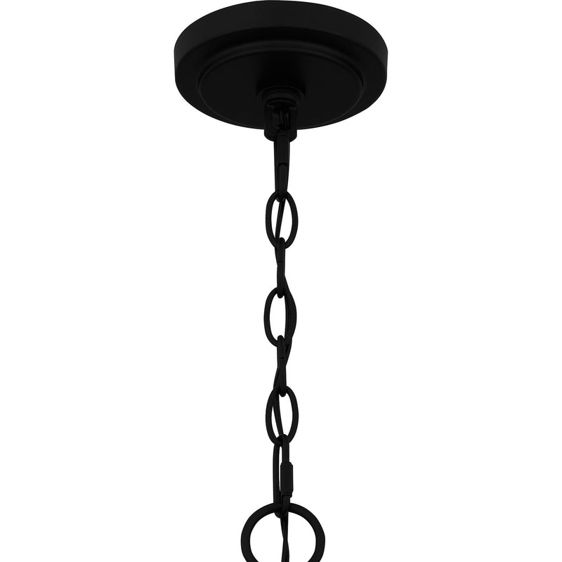 Quoizel SEY5026MBK Five Light Chandelier, Matte Black