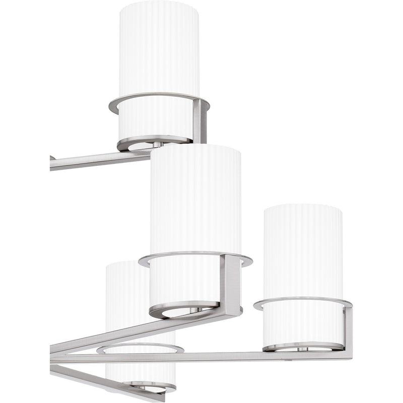 Quoizel SEY5032BN Nine Light Chandelier, Brushed Nickel