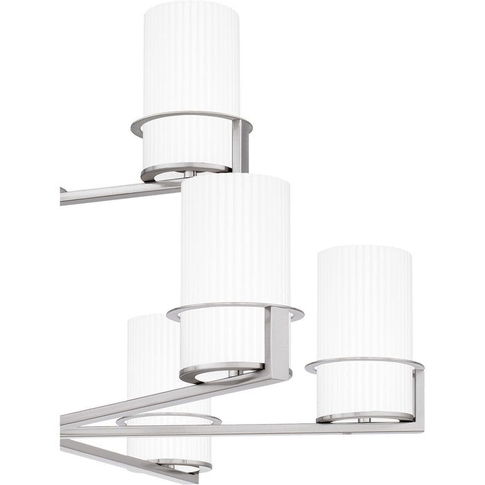 Quoizel SEY5032BN Nine Light Chandelier, Brushed Nickel