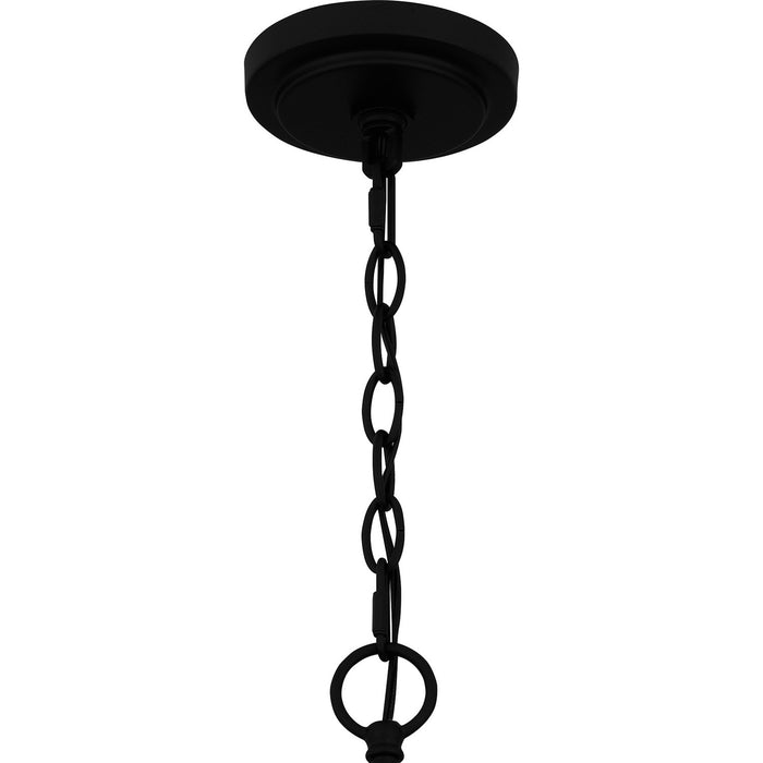 Quoizel SEY5032MBK Nine Light Chandelier, Matte Black