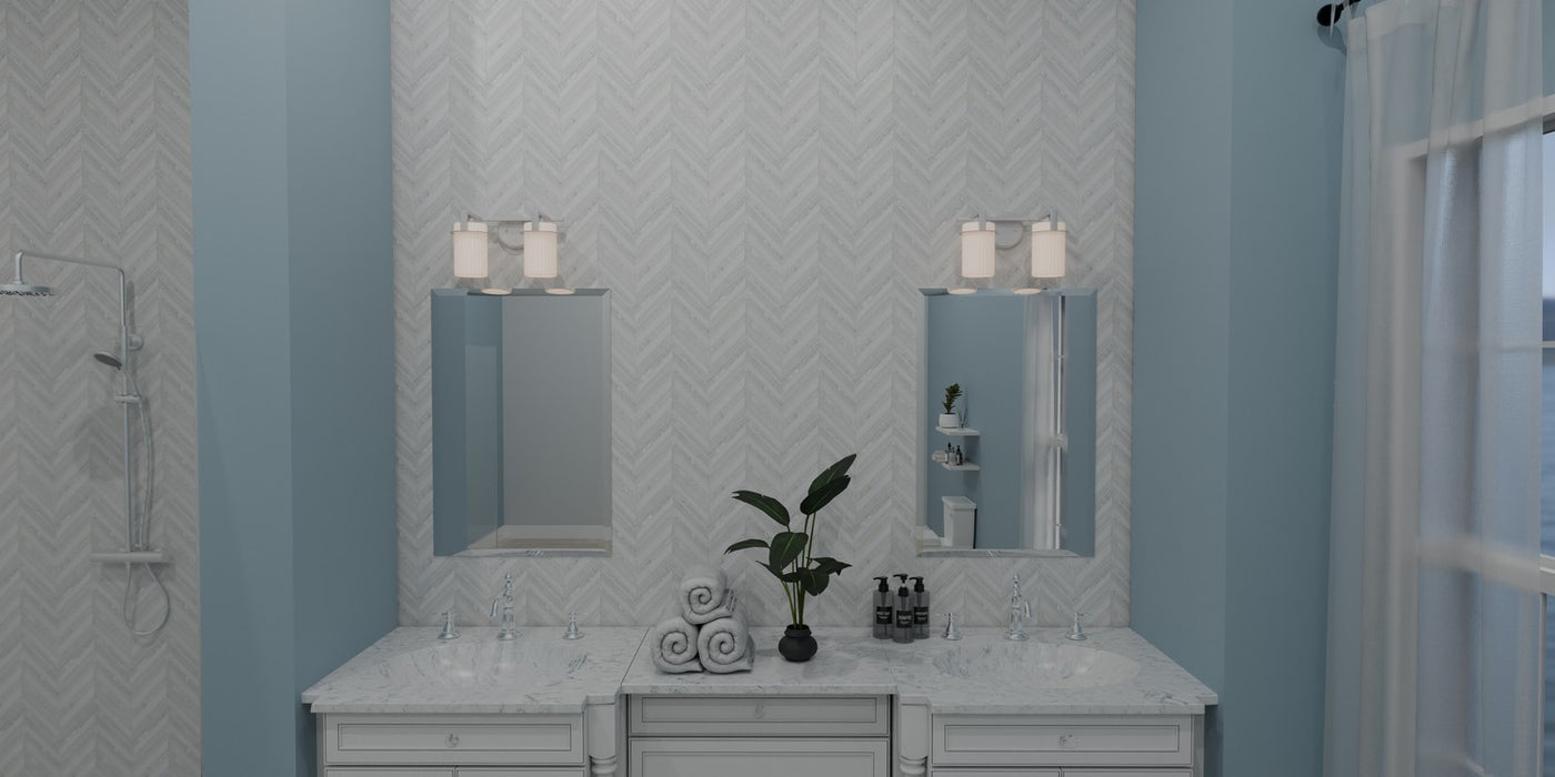 Quoizel SEY8614BN Two Light Bath, Brushed Nickel