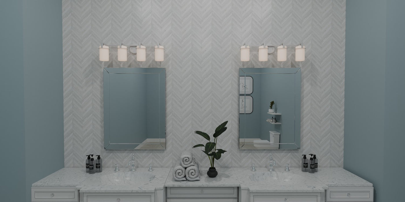 Quoizel SEY8631BN Four Light Bath, Brushed Nickel