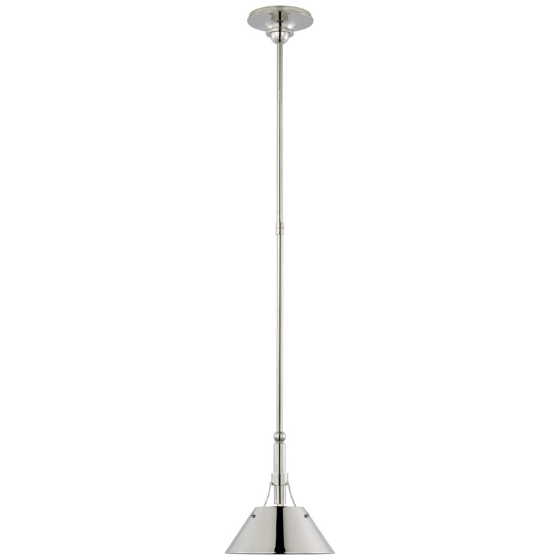 Visual Comfort Signature TOB 5722PN-PN LED Pendant, Polished Nickel