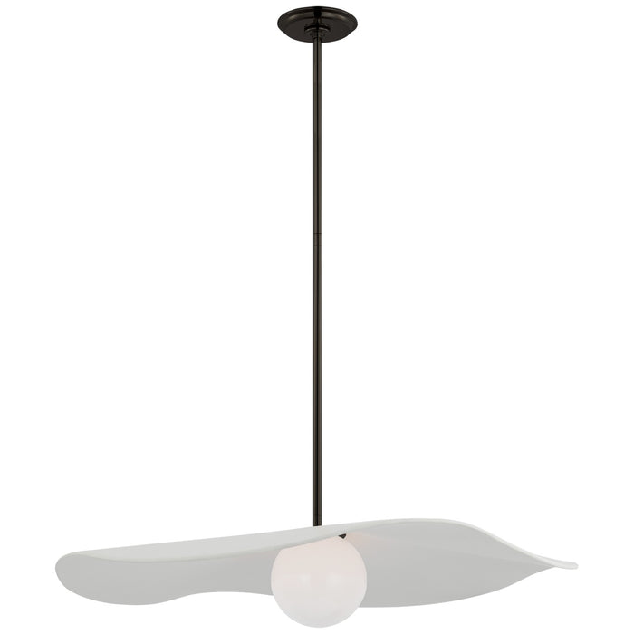 Visual Comfort Signature WS 5040BZ-WHT LED Pendant, Bronze