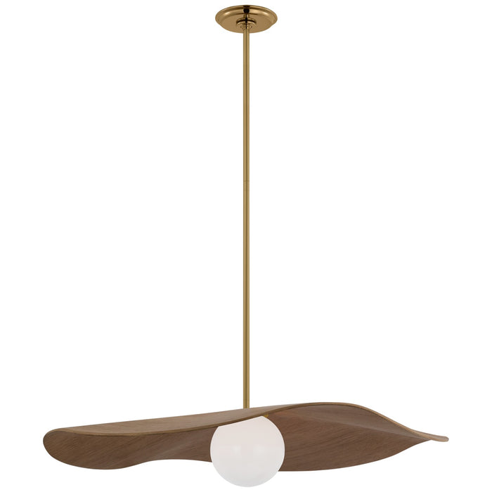 Visual Comfort Signature WS 5040HAB-NO LED Pendant, Hand-Rubbed Antique Brass