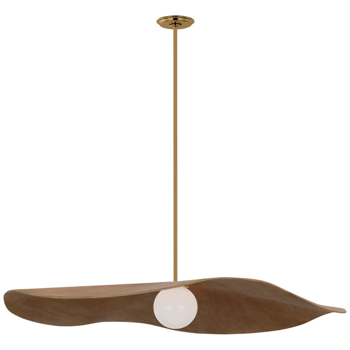 Visual Comfort Signature WS 5042HAB-NO LED Pendant, Hand-Rubbed Antique Brass