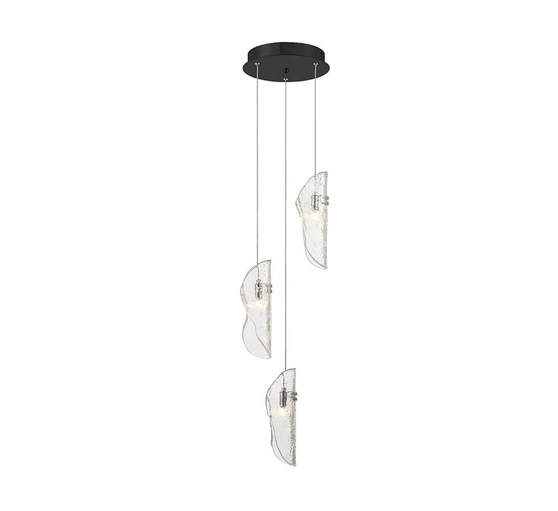 Lib & Co. 10162-017-02 LED Pendant, Black