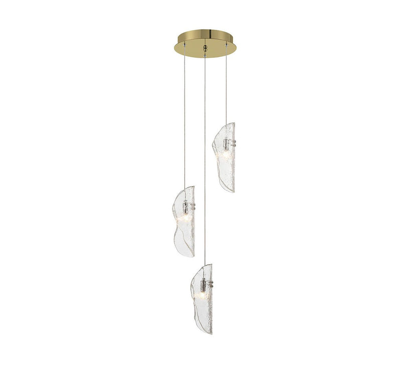 Lib & Co. 10162-017-07 LED Pendant, Gold