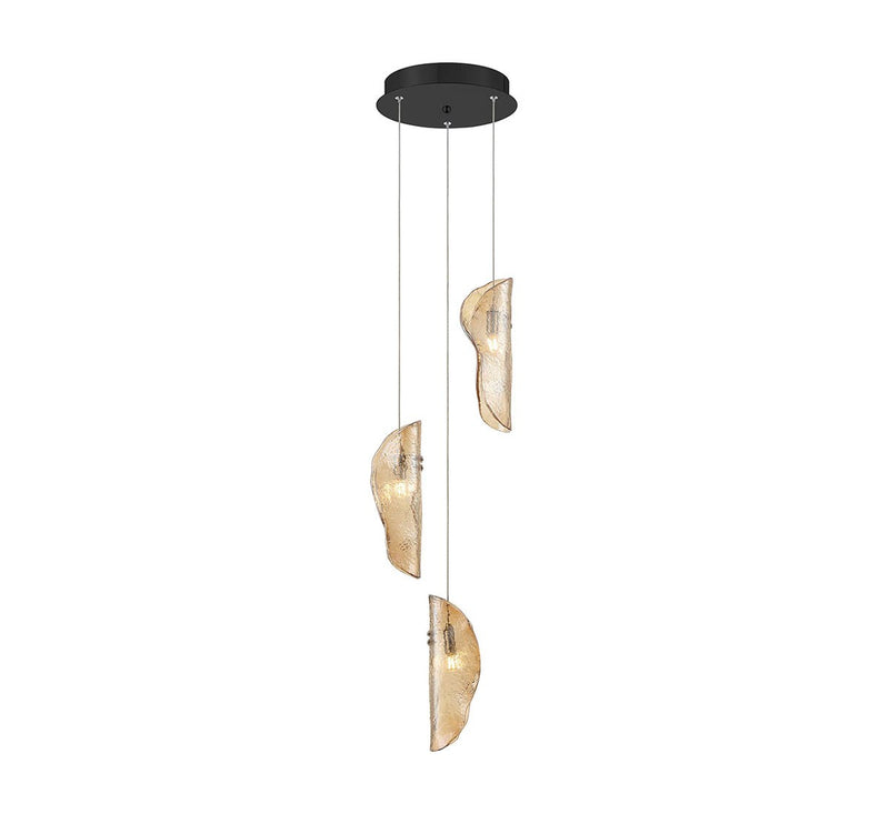 Lib & Co. 10162-018-02 LED Pendant, Black