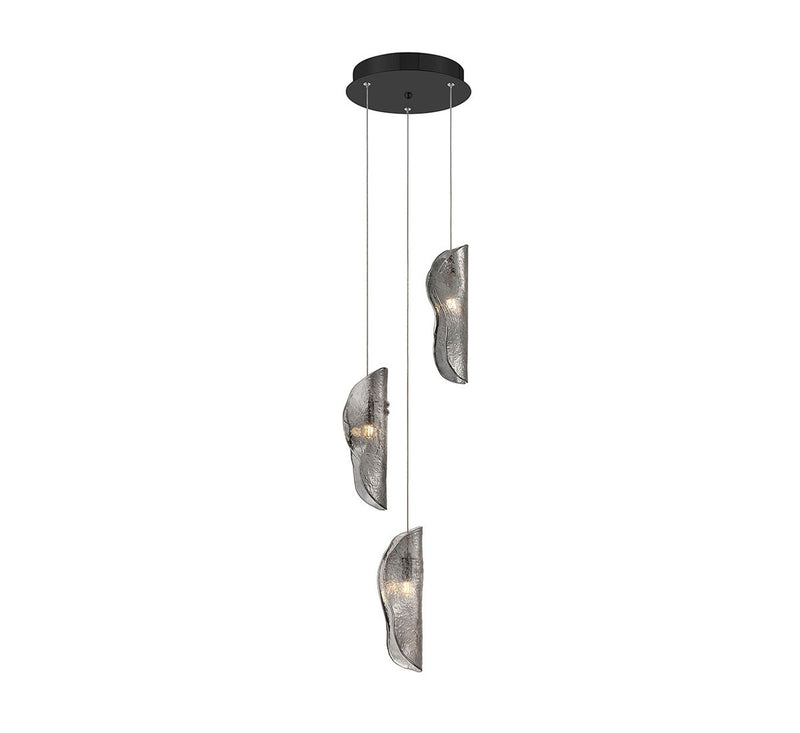 Lib & Co. 10162-019-02 LED Pendant, Black