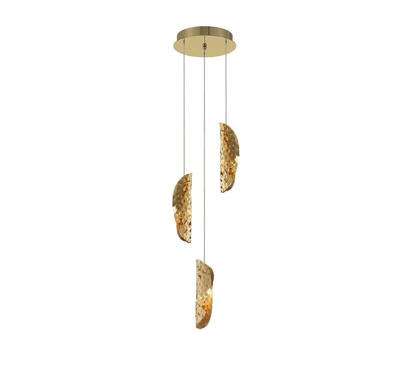 Lib & Co. 10162-020-07 LED Pendant, Gold