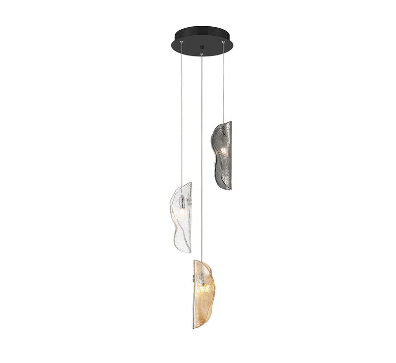Lib & Co. 10162-023-02 LED Pendant, Black