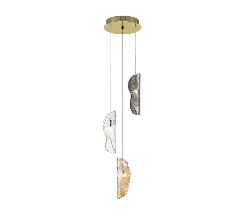 Lib & Co. 10162-023-07 LED Pendant, Gold