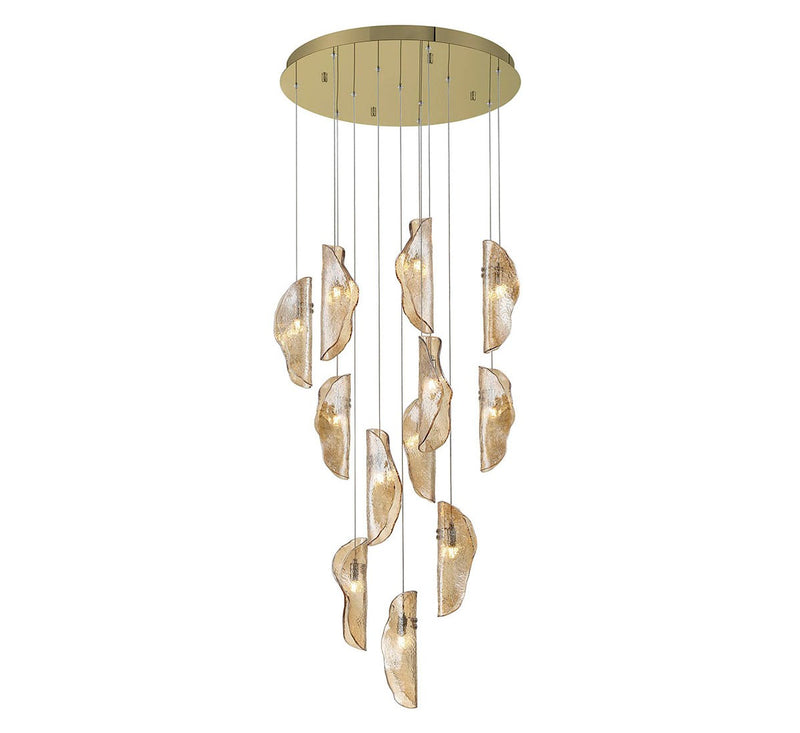 Lib & Co. 10164-018-07 LED Chandelier, Gold