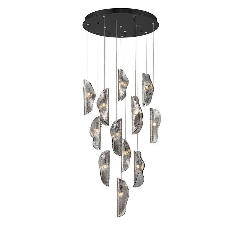 Lib & Co. 10164-019-02 LED Chandelier, Black